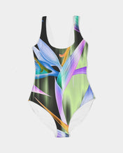 Load image into Gallery viewer, Dark Tropical Women's One-Piece Swimsuit