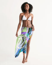 Load image into Gallery viewer, Dark Tropical Swim Cover Up