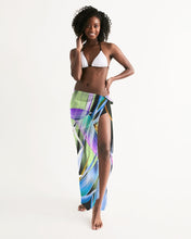 Load image into Gallery viewer, Dark Tropical Swim Cover Up