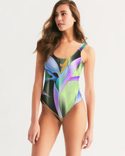 Load image into Gallery viewer, Dark Tropical Women's One-Piece Swimsuit