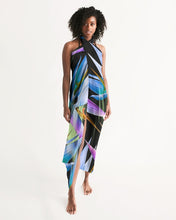 Load image into Gallery viewer, Dark Tropical Swim Cover Up